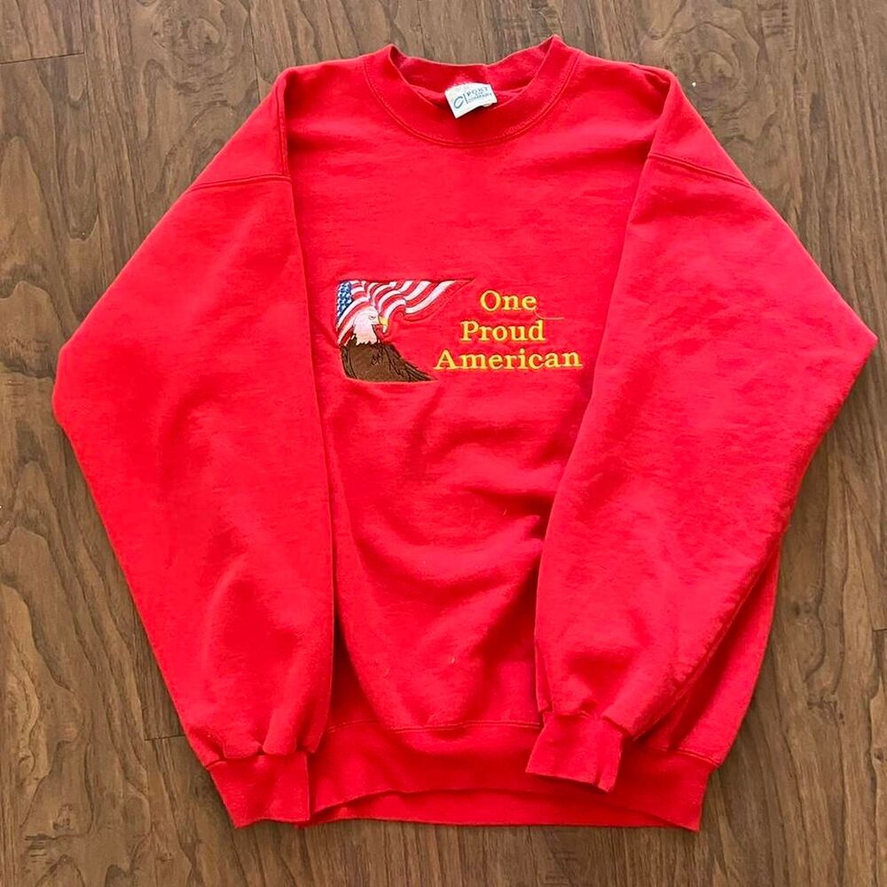 American-vintage Men's Red Sweatshirt